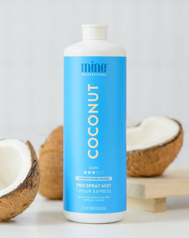 MineTan Body Skin Coconut Water Pro Spray Mist Mine Pro Mist