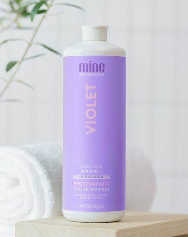 MineTan Body Skin Violet Pro Spray Mist Mine Pro Mist