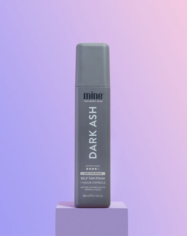 MineTan Body Skin Dark Ash Self Tan Foam Mine Foam