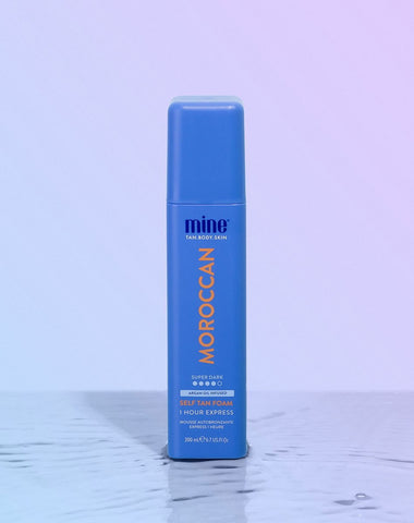 MineTan Body Skin Moroccan Self Tan Foam Mine Foam