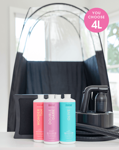 MineTan Body Skin Expert Esthetician Spray Tan Kit Mine Kit