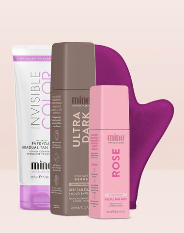 MineTan Body Skin Ultra Dark Deluxe Bronze Bundle Mine Bundle