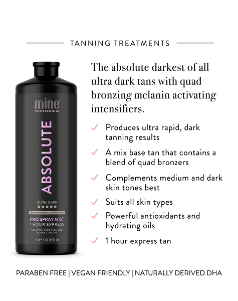 Absolute Pro Spray Mist | Spray Tan Solution | MineTan Absolute Pro Spray Mist | Spray Tan Solution | MineTan