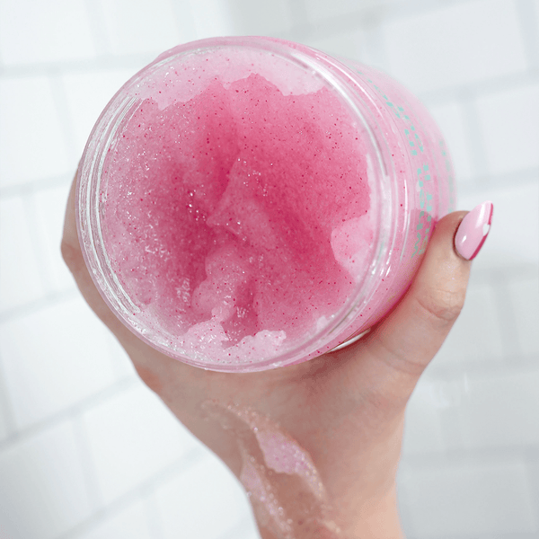 when in doubt, buff it out | fruity fizz body scrub | b.fresh when in doubt, buff it out | fruity fizz body scrub | b.fresh