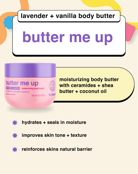 b.fresh butter me up moisturizing body butter b.fresh body butter