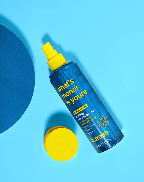 b.fresh what's monoi is yours uplifting hair + body mist b.fresh hair + body mist
