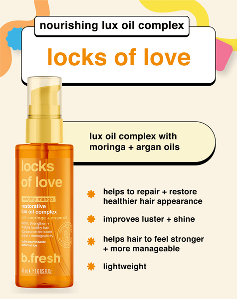b.fresh locks of love - nourishing lux oil complex b.fresh haircare
