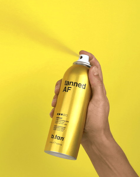 b.tan tanned AF® bronzing mist b.tan Foam