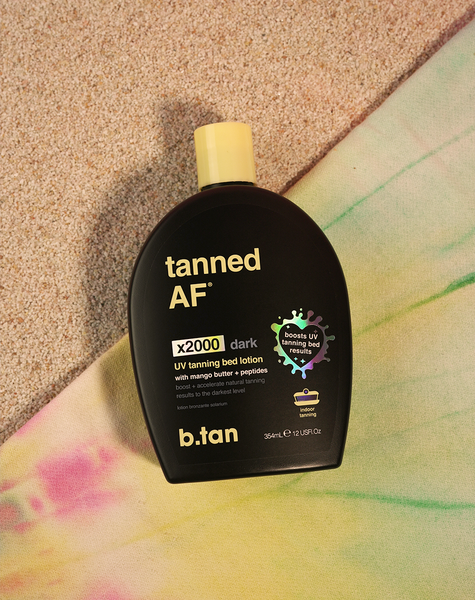 tanned AF® UV tanning lotion | USA USA