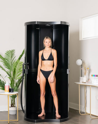 MineTan Body Skin Master Esthetician Spray Tan Booth Kit Mine Kit