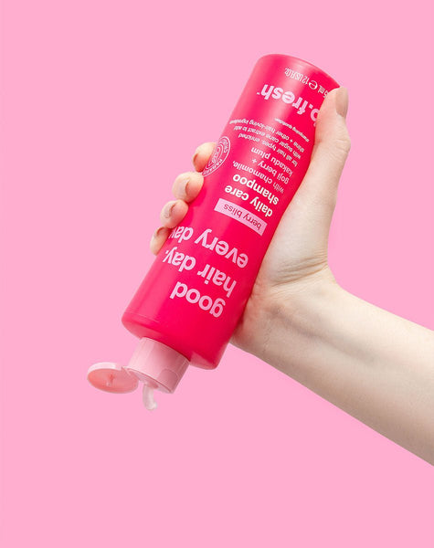 b.fresh good hair day. every day. shampoo b.fresh haircare