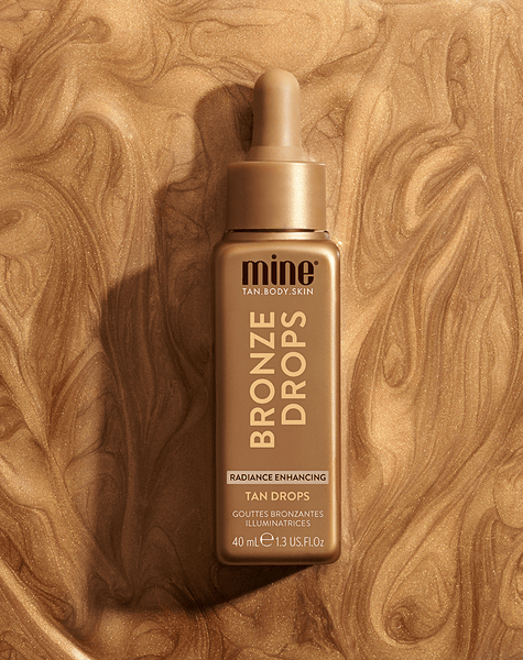 MineTan USA Radiance Enhancing Bronze Drops Mine Face