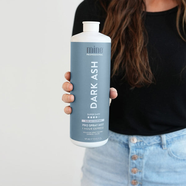 MineTan Body Skin Dark Ash Pro Spray Mist Mine Pro Mist