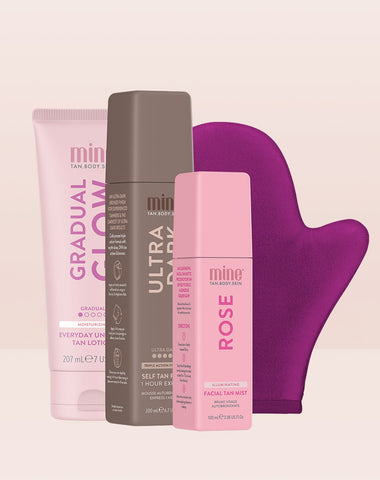 MineTan Body Skin Ultra Dark Deluxe Bronze Bundle Mine Bundle