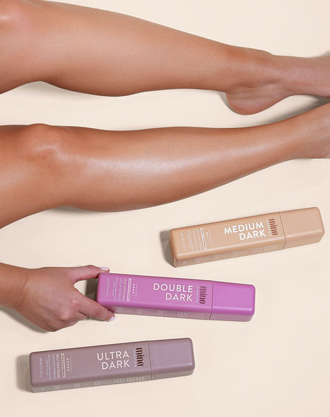 MineTan Body Skin Medium Dark Self Tan Foam Mine Foam