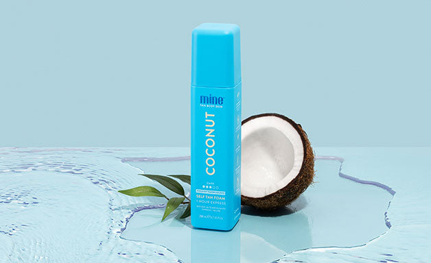 MineTan Body Skin Coconut Water Self Tan Foam Mine Foam