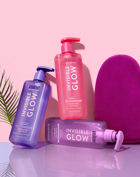 MineTan Body Skin Invisible Glow Darkest Hydrating Tan Gelly Mine Tan Gellies