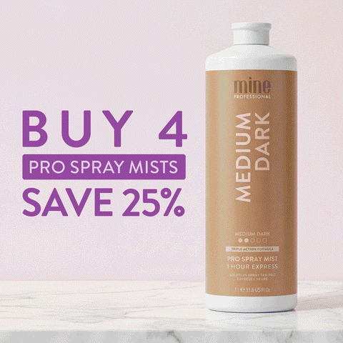 MineTan Body Skin Mix & Match Any 4 Solutions Mine Value Pack