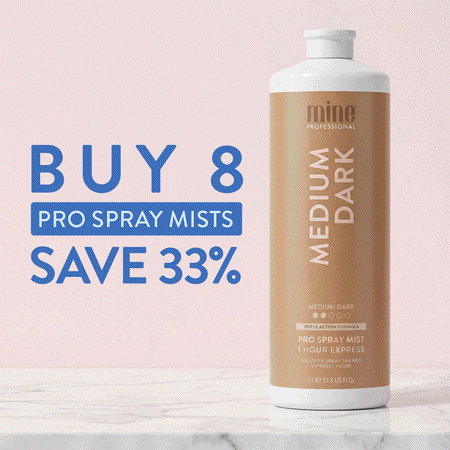 Mix & Match Spray Tan Solutions - 8 | MineTan Professional USA