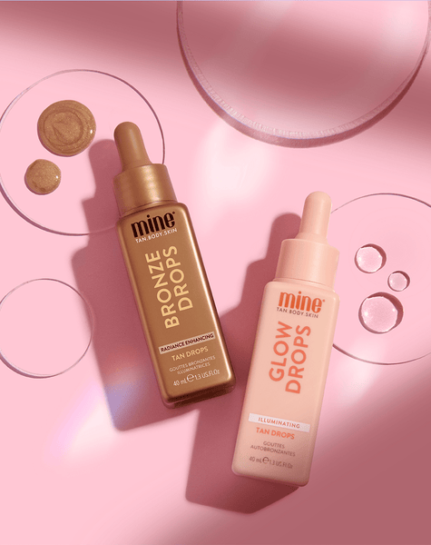 MineTan USA Radiance Enhancing Bronze Drops Mine Face