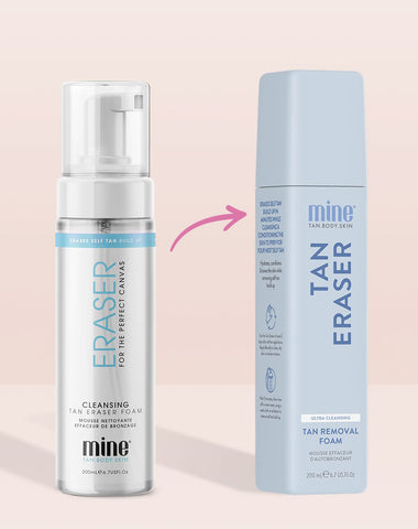 MineTan Body Skin Tan Eraser Cleansing Foam Mine Body