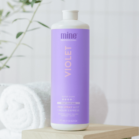 MineTan Body Skin Violet Pro Spray Mist Mine Pro Mist