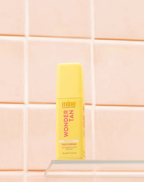 MineTan Body Skin Wonder Tan Bronzing Face Serum Mine Face