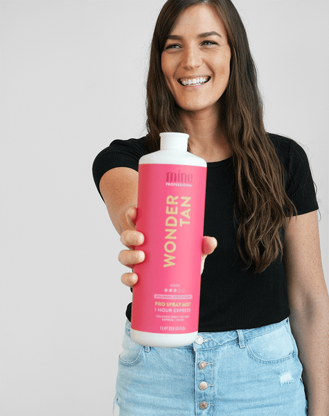 MineTan Body Skin Wonder Tan Pro Spray Mist Mine Pro Mist