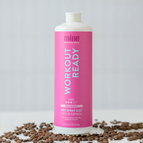 MineTan Body Skin Workout Ready Pro Spray Mist Mine Pro Mist