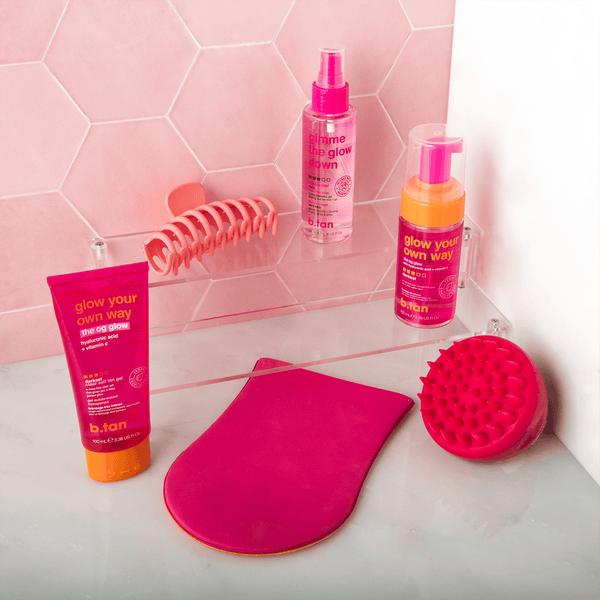 b.tan glow your own way - self tan gift set b.tan bundle
