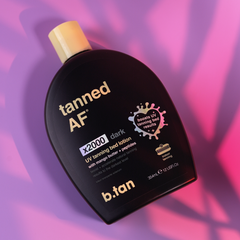 tanned AF® UV tanning bed lotion