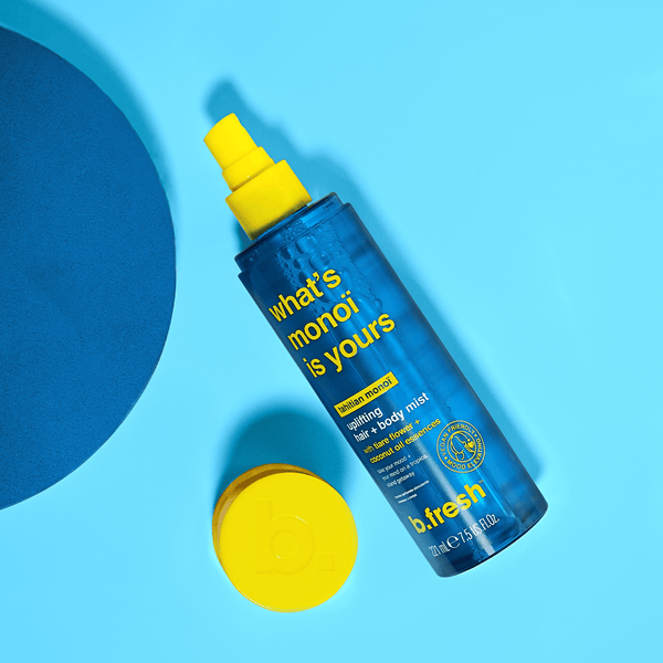 b.fresh what's monoï is yours b.fresh hair + body mist