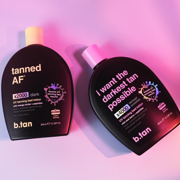 i want the darkest tan possible UV tanning bed lotion