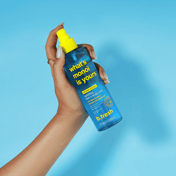 b.fresh what's monoï is yours b.fresh hair + body mist
