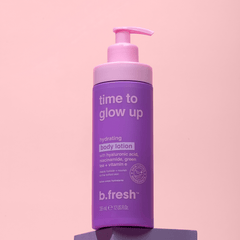 b.fresh time to glow up b.fresh body lotion