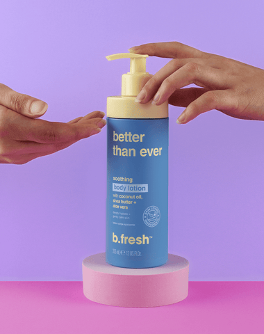 b.fresh better than ever soothing body lotion b.fresh body lotion