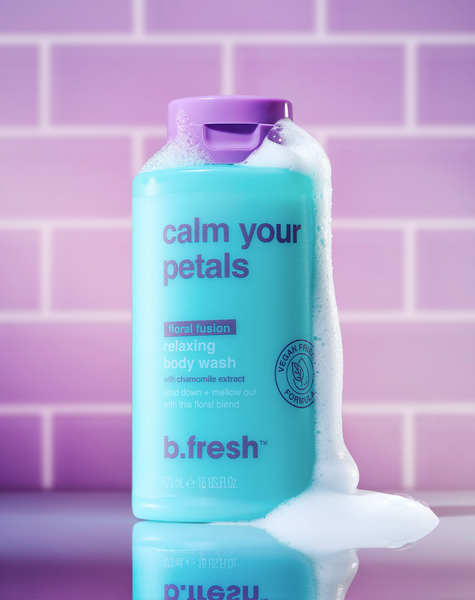 calm your petals relaxing body wash