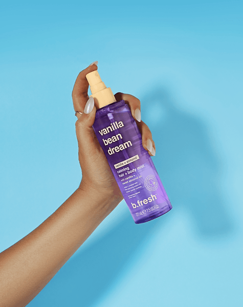 b.fresh vanilla bean dream calming hair + body mist b.fresh hair + body mist