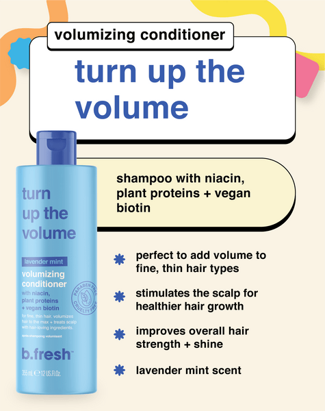 b.fresh turn up the volume - volumizing conditioner b.fresh haircare
