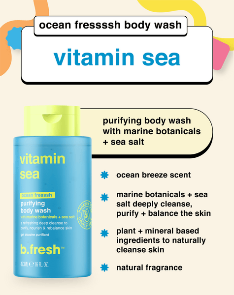 b.fresh vitamin sea nourishing body wash b.fresh body wash