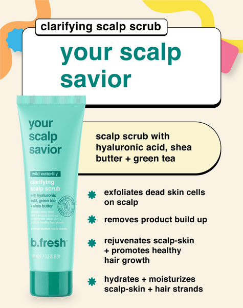 b.fresh your scalp savior - clarifying scalp scrub b.fresh haircare