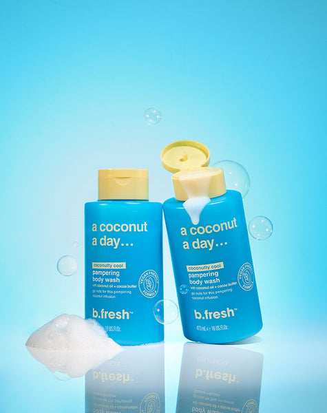 a coconut a day... pampering body wash