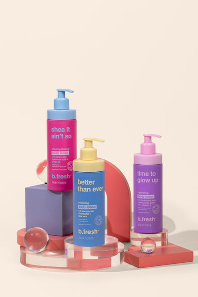 b.fresh better than ever soothing body lotion b.fresh body lotion