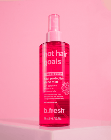 b.fresh hot hair goals - heat protection shine mist b.fresh haircare