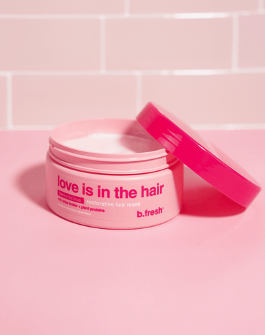 b.fresh love is in the hair - restorative hair mask b.fresh haircare