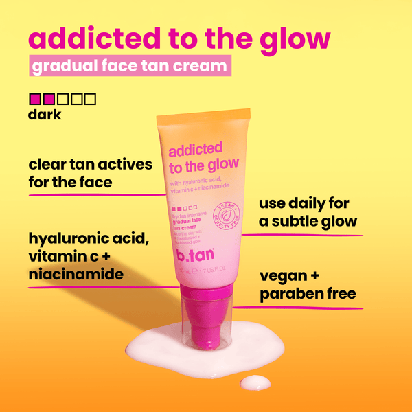b.tan addicted to the glow b.tan Face