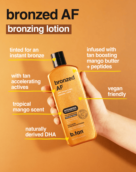 b.tan bronzed AF... tan accelerating bronzing lotion b.tan Foam