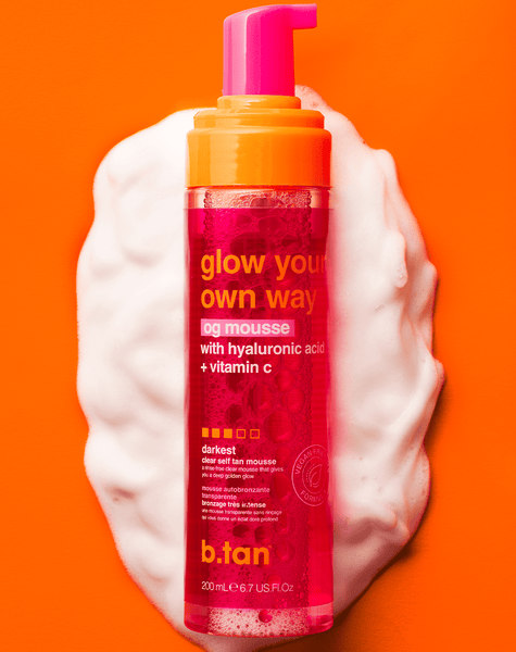 b.tan glow your own way - og mousse