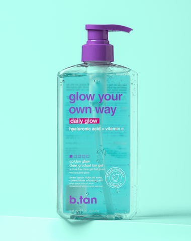 b.tan glow your own way daily glow - gradual self tan gel
