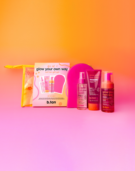glow your own way - self tan gift set